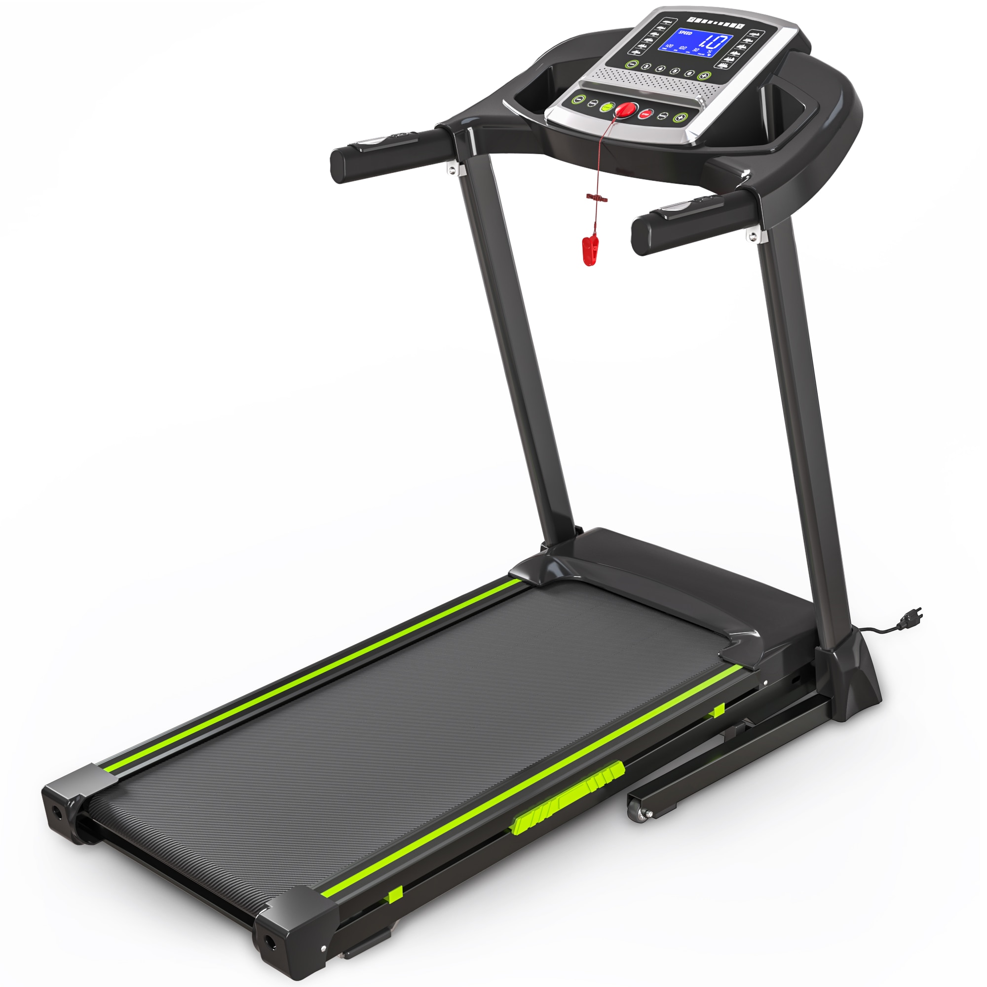 Folding Treadmill For Home With Quiet Motor And App Control_voghion.com